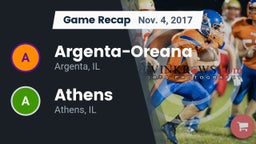 Recap: Argenta-Oreana  vs. Athens  2017