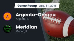 Recap: Argenta-Oreana  vs. Meridian  2018
