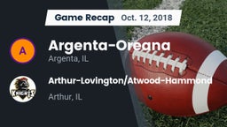 Recap: Argenta-Oreana  vs. Arthur-Lovington/Atwood-Hammond  2018