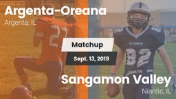 Matchup: Argenta-Oreana High vs. Sangamon Valley  2019
