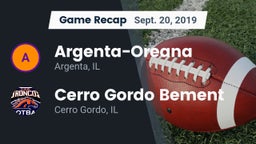 Recap: Argenta-Oreana  vs. Cerro Gordo Bement  2019