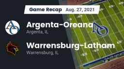 Recap: Argenta-Oreana  vs. Warrensburg-Latham  2021
