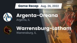 Recap: Argenta-Oreana  vs. Warrensburg-Latham  2022
