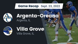 Recap: Argenta-Oreana  vs. Villa Grove  2022