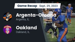 Recap: Argenta-Oreana  vs. Oakland  2023