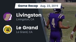 Recap: Livingston  vs. Le Grand  2019