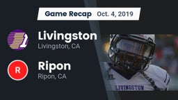 Recap: Livingston  vs. Ripon  2019