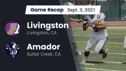 Recap: Livingston  vs. Amador  2021