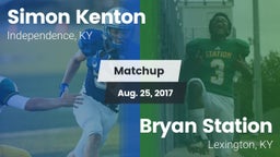 Matchup: Simon Kenton  vs. Bryan Station  2017