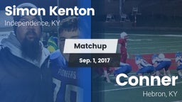 Matchup: Simon Kenton  vs. Conner  2017