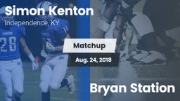 Matchup: Simon Kenton  vs. Bryan Station 2018
