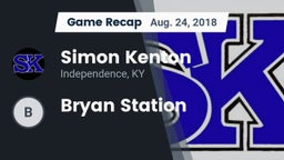 Recap: Simon Kenton  vs. Bryan Station 2018