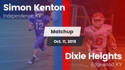Matchup: Simon Kenton  vs. Dixie Heights  2019