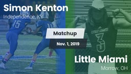 Matchup: Simon Kenton  vs. Little Miami  2019