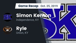 Recap: Simon Kenton  vs. Ryle  2019