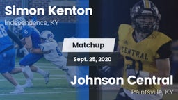Matchup: Simon Kenton  vs. Johnson Central  2020