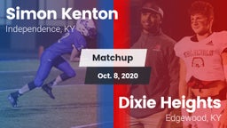 Matchup: Simon Kenton  vs. Dixie Heights  2020