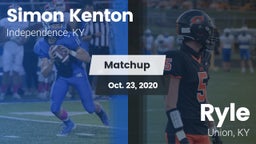 Matchup: Simon Kenton  vs. Ryle  2020