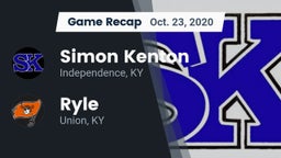 Recap: Simon Kenton  vs. Ryle  2020