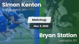 Matchup: Simon Kenton  vs. Bryan Station  2020