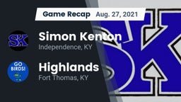 Recap: Simon Kenton  vs. Highlands  2021