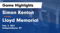 Simon Kenton  vs Lloyd Memorial  Game Highlights - Feb. 3, 2021