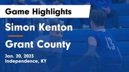 Simon Kenton  vs Grant County  Game Highlights - Jan. 20, 2023