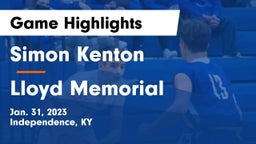 Simon Kenton  vs Lloyd Memorial  Game Highlights - Jan. 31, 2023