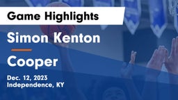 Simon Kenton  vs Cooper  Game Highlights - Dec. 12, 2023