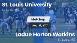 Matchup: St. Louis vs. Ladue Horton Watkins  2017