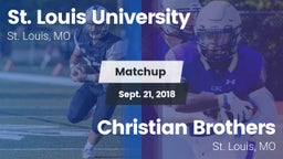 Matchup: St. Louis vs. Christian Brothers  2018