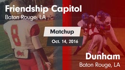 Matchup: Capitol  vs. Dunham  2016