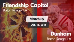 Matchup: Capitol  vs. Dunham  2016