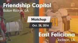 Matchup: Capitol  vs. East Feliciana  2016