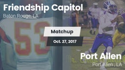 Matchup: Capitol  vs. Port Allen  2017