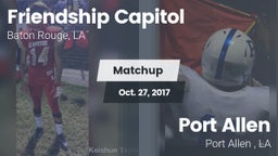 Matchup: Capitol  vs. Port Allen  2017