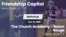 Matchup: Capitol  vs. The Church Academy - Baton Rouge 2018