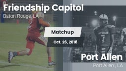 Matchup: Capitol  vs. Port Allen  2018