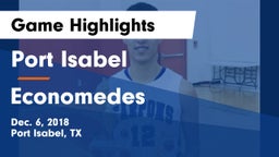 Port Isabel  vs Economedes  Game Highlights - Dec. 6, 2018