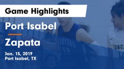 Port Isabel  vs Zapata  Game Highlights - Jan. 15, 2019