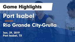 Port Isabel  vs Rio Grande City-Grulla  Game Highlights - Jan. 29, 2019