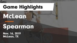 McLean  vs Spearman  Game Highlights - Nov. 16, 2019