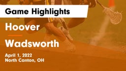 Hoover  vs Wadsworth  Game Highlights - April 1, 2022