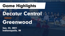 Decatur Central  vs Greenwood  Game Highlights - Jan. 22, 2021