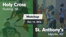 Matchup: Holy Cross vs. St. Anthony's  2016