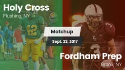 Matchup: Holy Cross vs. Fordham Prep  2017