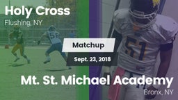 Matchup: Holy Cross vs. Mt. St. Michael Academy  2018