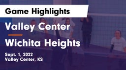 Valley Center  vs Wichita Heights  Game Highlights - Sept. 1, 2022