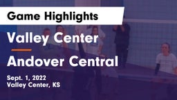 Valley Center  vs Andover Central  Game Highlights - Sept. 1, 2022