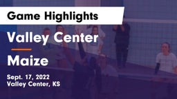 Valley Center  vs Maize  Game Highlights - Sept. 17, 2022